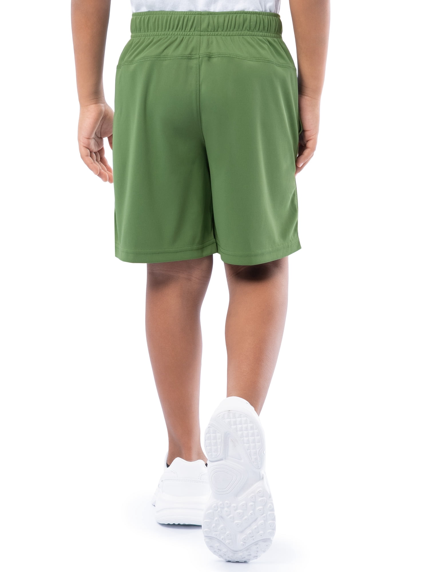 Athletic Works Boys Core Performance Shorts, 2-Pack, Sizes 4-18 & Husky
