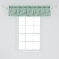 thumbnail image 2 of Ambesonne Dragonfly Window Valance, Retro Lake Flying Print, 54" X 12", Multicolor, 2 of 3