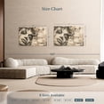 thumbnail image 4 of Elephant Stock Ink Woman Portrait Wall Art - Horizontal Canvas Wall Art - Living Room Wall Decor - People Canvas - Brown And Beige Decor - 51" x 34", 4 of 8