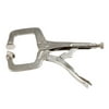 Forney Locking Pliers, C-Clamp w/Jaw Pads Style - 10-1/2" Long - 3-3/4" Maximum Opening - 3" Depth