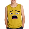 thumbnail image 3 of LIBRCLO Teen Tank Tops for Boys Size 14 Years Round Neck Lightweight Soft Undershirts Fashion Prints Sleeveless T Shirts Summer Tops Yellow, 3 of 6
