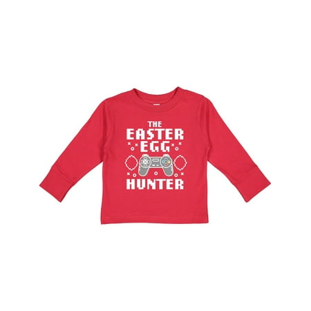 

Inktastic Happy Easter The Easter Egg Hunter Gamer Gift Toddler Boy or Toddler Girl Long Sleeve T-Shirt