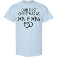 thumbnail image 3 of Inktastic Our First Christmas As Mr and Mrs T-Shirt, 3 of 5