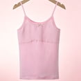 thumbnail image 2 of Teen Girls Camisole Solid Color Cotton Undershirt Tanks (Pink 12), 2 of 3