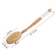 thumbnail image 2 of Cepillo de baño Cepillo de ducha antideslizante de mango largo curvo de madera para exfoliar, fregador de cerdas naturales para uso en la espalda mojado o seco XianweiShao 9024715976581, 2 of 4