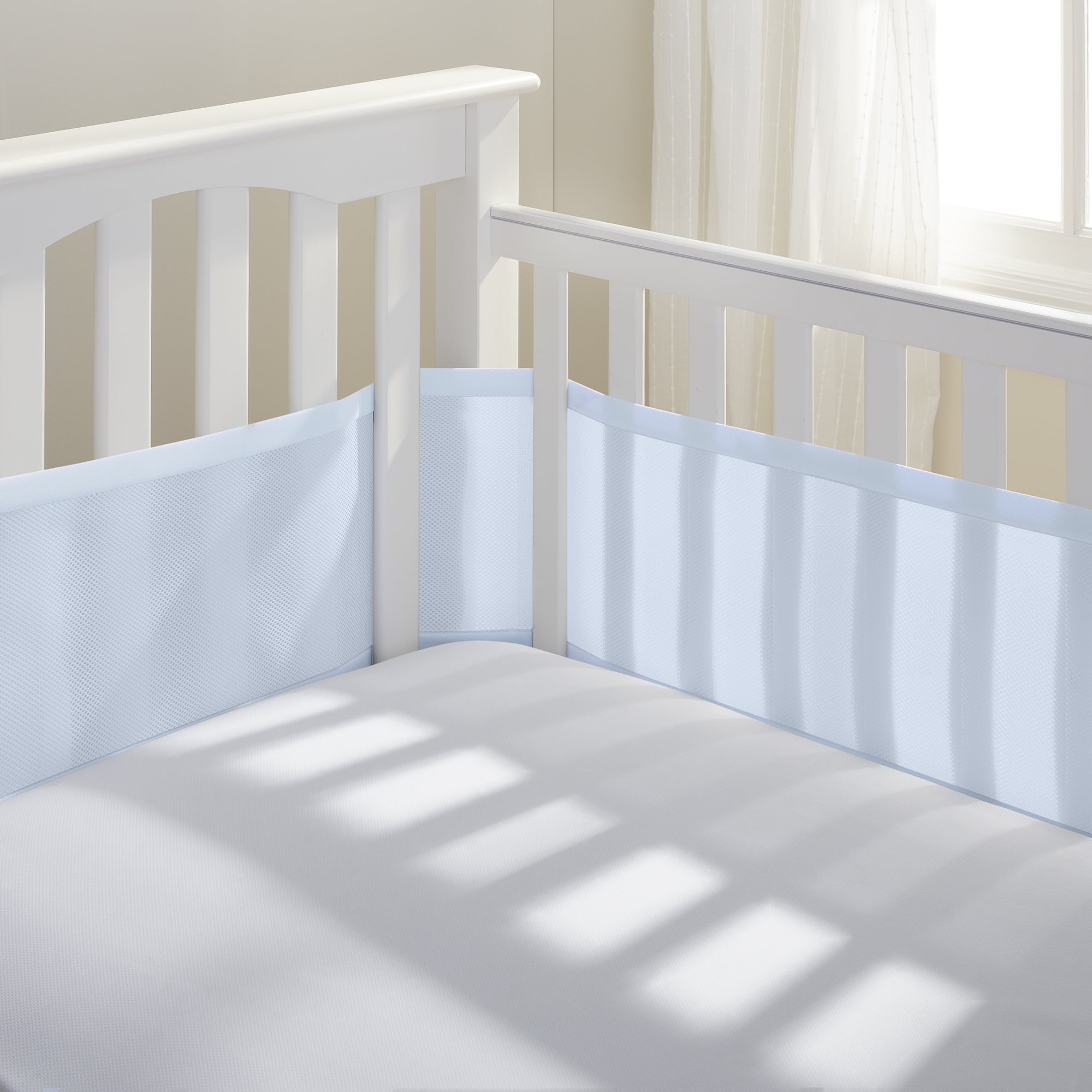 Navy BreathableBaby Classic Breathable Mesh Crib Liner 