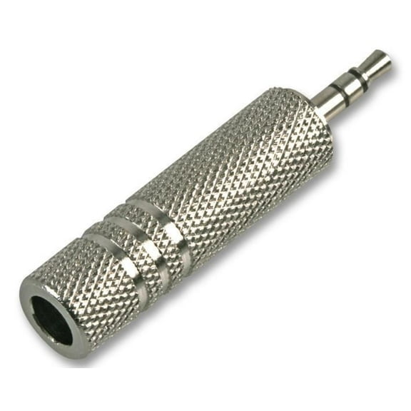 PRO SIGNAL - Adaptor, 6.35mm Stereo Socket to 3.5mm Plug