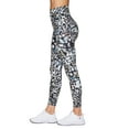thumbnail image 4 of RBX Active Women's 7/8 Length Black Printed Workout Yoga Leggings, 4 of 5