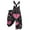 Black, variant on Fgvctg Valentine's Day Womens Jumpsuits Wide Leg Pant Festival Overall Love Heart Print Sleeveless Spaghetti Straps Jumpsuits Rompers Bib Overalls Oversized Sprimg Pants With Pockets Light pink XL