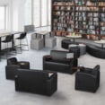 thumbnail image 5 of Supernova Tablet Arm Loveseat- Black/Java, 5 of 7