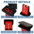 thumbnail image 3 of 2Set 1/0AWG,2AWG,4AWG 220A Embedded Plug Mounting Panel with Dust Cover,Red, 3 of 6