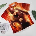 thumbnail image 2 of The Flash Mens Hawaiian Shirt Loose Fit Shirts - Short Sleeve And Button Down Hawaiian Shirt for Men with Pocket, 2 of 7