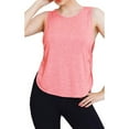 thumbnail image 3 of VENUZOR Women's Workout Crop Tank Tops Cropped Muscle Running Tees Quick Dry Gym Yoga Shirts Loose Flowy Crop Tops, 3 of 6