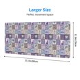 thumbnail image 4 of Vsdgher Lavender Flowers for Mouse Pad with Stitched Edges,Desk mat for Laptop,Computer & PC, Wristing Pad for Gamer,Office & Home,12 x 31.5 in, 4 of 8