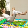 thumbnail image 7 of Baby Play Mat for Floor,Super Soft Plush Surface ABC Playmat for Toddlers & Infants (0.6cm), Foldable Non-Slip Baby Crawling Mat, Playing Area Rug Gym Activity for Infants Toddlers Boys Girls, 7 of 7
