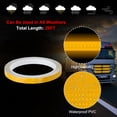 thumbnail image 3 of Uxcell Reflective Tape, Self-Adhesive Trailer Reflector Tape Warning Safety Sticker High Visibility Night Reflectors Yellow 1, 3 of 6