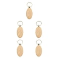 thumbnail image 3 of relayinert 1/2/3/5 Wood Key Chain Craft Blank Keyring Gift Personalized Pendant Hanging Outdoor Holder Handicraft Organizer Accessory Type 8 5PCS, 3 of 6