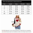 thumbnail image 6 of Heart Sweaters for Women Knit Warm Pullover Sweater Cute Heart Printed Valentine's Day Sweater Shermie, 6 of 11