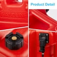 thumbnail image 6 of Boat Gas Tank Kit 6 Gallon - Portable Plastic Outboard Marine Boat Fuel Tank with Fill Hose, 6 of 7