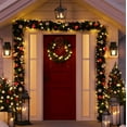 thumbnail image 5 of Modern Farmhouse Outdoor Wall Light, Arie 1-Light Industrial Black Cage Outdoor Lantern Sconce with Clear Glass Shade, 5 of 7