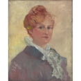 thumbnail image 2 of Katherine Sophie Dreier 20x24 Black Ornate Framed Double Matted Museum Art Print Titled: Self-Portrait (1911), 2 of 5