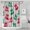 Christmas Stocking Pattern, variant on Green Christmas Baking Pattern Shower Curtain 36"x72" ,Bathroom Decorative Shower Curtains Set with 12 Hooks,Modern Waterproof Washable Shower Curtain