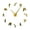 Gold,27inch, variant on Basketball Game Sport Modern DIY Large Wall Clock Athlete Hoopster Sign Boys Room Decor Big Time Clock Mirror Effect(Gold,27inch)