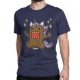thumbnail image 1 of Camisetas de unicornio Domo Kun para hombre y mujer, divertidas camisetas de algodón puro, cuello redondo, manga corta, camisetas de verano, 1 of 7