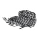thumbnail image 3 of Bufanda árabe para exteriores, envolturas para el cabello, convenientes, pañuelos para la cabeza, bufandas con flecos a cuadros, turbante para mujeres en y negro, 3 of 8