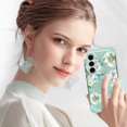 thumbnail image 5 of Casetego for Samsung Galaxy S24 Case,Marble Three Layer Heavy Duty Shockproof Hard Plastic Bumper +Soft Silicone Protective Case,White Flower, 5 of 7