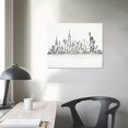 thumbnail image 4 of Orinice New York City Skyline Art Print Abstract Poster UNFRAMED Modern NYC Artwork for Bedroom, Entryway, or Living Room Gallery Wall Decor  20x16in, 4 of 6