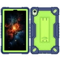 thumbnail image 4 of FIEWESEY Case for Onn 7 inch Tablet Gen 4 2024 Case Heavy Duty Built in Stand Hard Back Shell Protective Case with with Screen Protector for Onn 7 2024 Model:100135924 Tablet (Navy Blue/Green/1 PC), 4 of 7