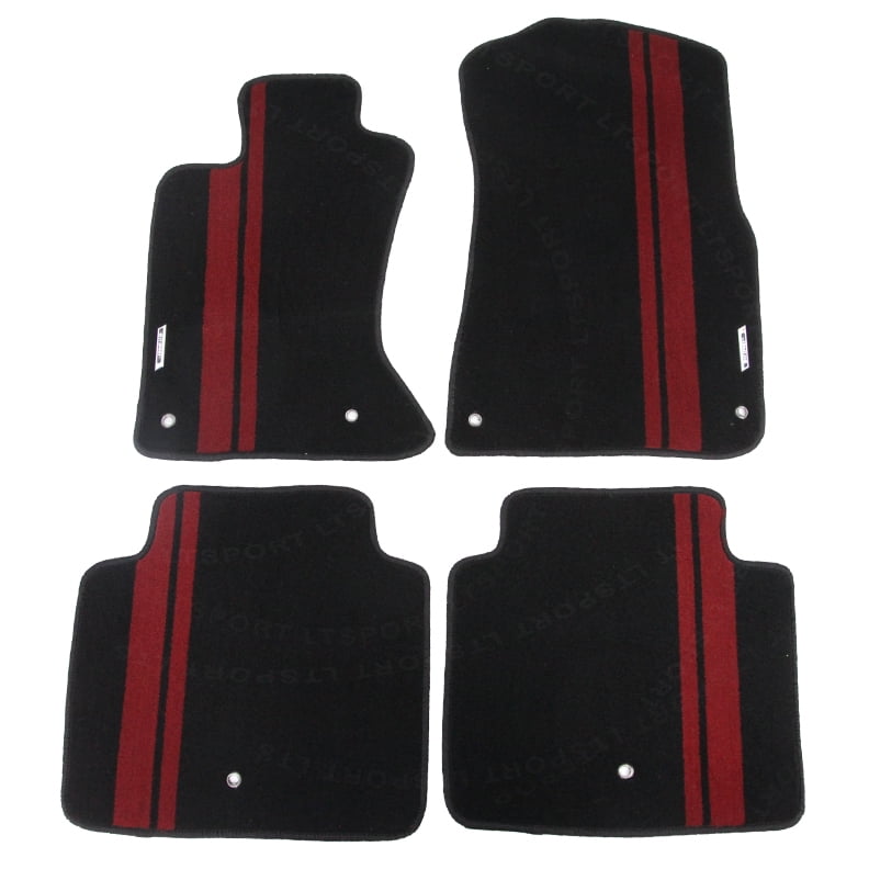 Custom Fit 9805 LEXUS GS300 50oz Nylon Red Stripe Floor Mat Carpet