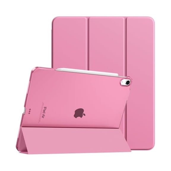 ccwonima Case for iPad Air 13 Inch (M4 2026/M3 2025/M2 2024), Slim Stand Smart Cover with Translucent Back, Support Touch ID, Auto Wake/Sleep, Fondant Pink