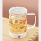 thumbnail image 4 of Bewildely Vaso autoagitador automático de vidrio resistente al calor, vaso eléctrico de alto valor con tapa, tazas de leche y avena para el desayuno Teteras Bewildely HA081673-00, 4 of 6