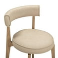 thumbnail image 6 of Nikita Cream Performance Vegan Leather Dining Chair, 6 of 6