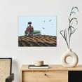 thumbnail image 6 of Fuzoiu Tractor plowing a field Print Canvas Wall Art for Bathrooms,Wall Decor for Bedroom,Framed Artwork for Wall,Modern Wall Decorations Prints Picture for Kitchen Home, 6 of 6