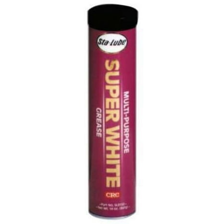 CRC Super WhiteMulti-Purpose Grease, 14-oz. Cartridge - 10 CTG (125-SL3150)