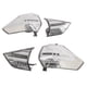 thumbnail image 3 of Lámpara de señal trasera del coche, conjunto de luces traseras LED de 4 piezas Lámpara exterior del coche Lámpara trasera LED Diseño aerodinámico, 3 of 8