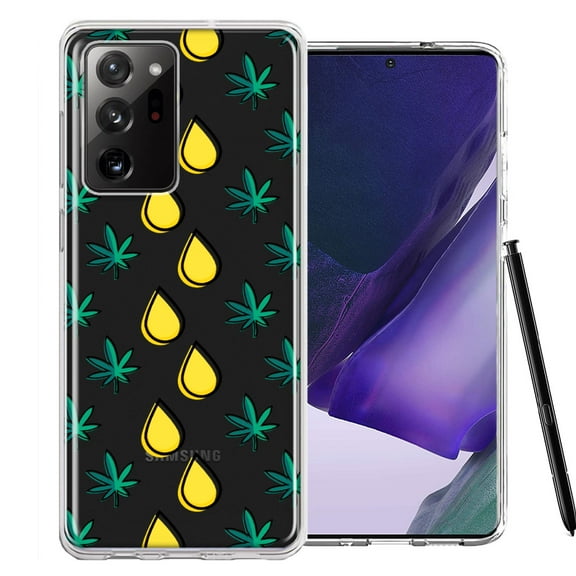 MUNDAZE for Samsung Galaxy Note 20 Ultra Medicinal Drip Design Double Layer Phone Case Cover