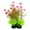 Pink, Multicolor, variant on Aquarium Micro Decoration Ornaments Fake Aquatic Plants, No Maintenance Required Weighted Base For Stability Safe For Fish And Creatures, Ideal For Aquarium Enthusiasts