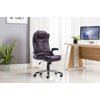 Chair Mat For Free - Swivel Gaming Massage Chair Ergonomic PU Leather Executive Office Chair Heated Vibrating 6 Point Wireless Massage Chair with Heating Vibrating Function
