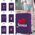thumbnail image 2 of For 18-32 Inch Luggage Protectives Cover Elastic Travel Accessories Baggage Case Suitcase Cases Protector Covers Jesus Pattern 8jesus017 L (26-28inch), 2 of 6