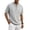 Gray, variant on vdgthytj Short Sleeve Tops for Men Henley Neck Button Knit Sweater Shirts Loose Fitting Summer Business Casual Shirts