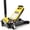 Yellow, variant on Kicctian 3 Ton Heavy Duty Low Profile Hydraulic Racing Floor Jack - Dual Piston Quick Lift Pump - 2.95–15.35 Inch Lifting Range for Car, SUV, Truck, Garage - Blue