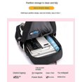 thumbnail image 4 of Mochila luminosa con carga USB, mochila Vibrato, mochila escolar para estudiantes, estilo 12 Hs, 4 of 4