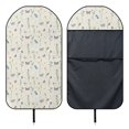 thumbnail image 6 of Uourmeti Car Seat Towel Cover, Compatible with SUV Sedan Van, Terry Cloth Car Seat Cover for Cars Drivers, Wildflower Butterfly Theme, 6 of 7