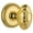 Lifetime Brass, variant on Grandeur 813168 Newport Solid Brass Rose Passage Door Knob Set - Nickel