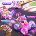 thumbnail image 4 of Beefunni Unicorn RC Car with LED Lights, 2.4GHz Remote Control Stunt Car, 360° Rotation & Flips, USB Rechargeable All-Terrain RC Vehicle, Gift Idea, 4 of 9