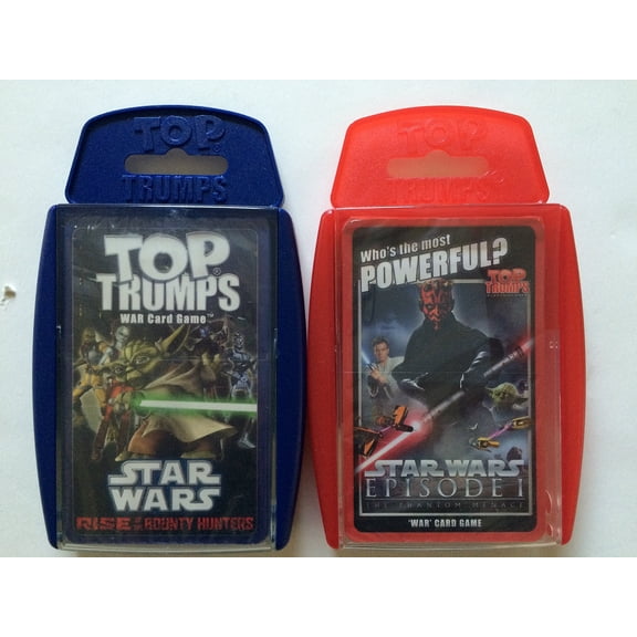 Top Trumps - Star Wars 2 Pack - Phantom Menace and Clone Wars (Rise of The Bounty Hunter)